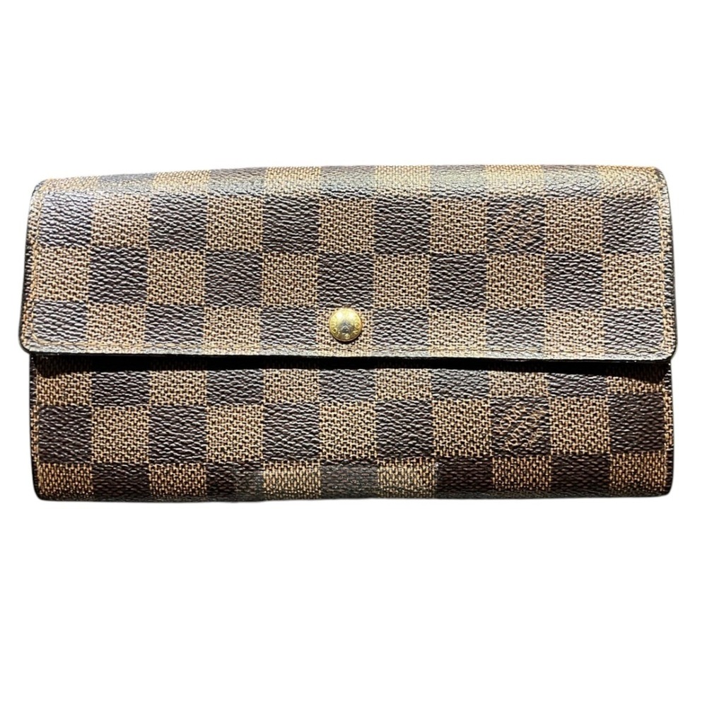 Louis Vuitton Portefeuille Sarah Long Wallet, Damier Canvas, N61734